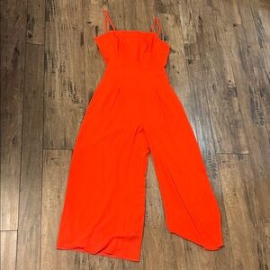 Vibrant Orange Jumpsuit